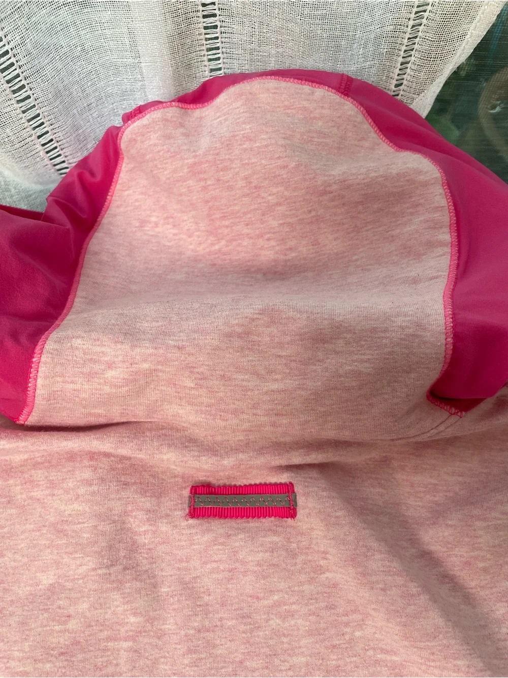 lululemon athletica Pink Two-Tone Zip Hoodie